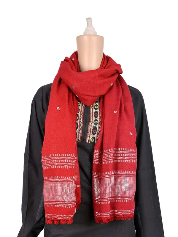 Maroon_Premium_Shawl_For_Women_&_Girls