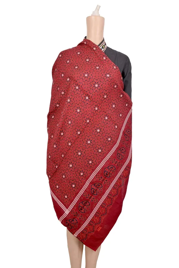 Red_Premium_Shawl_For_Women_&_Girls
