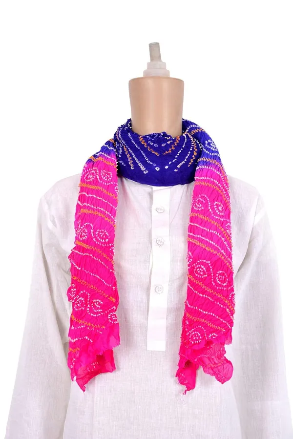 Blue_&_Rani_Pink_Premium_Dupatta_For_Women_&_Girls