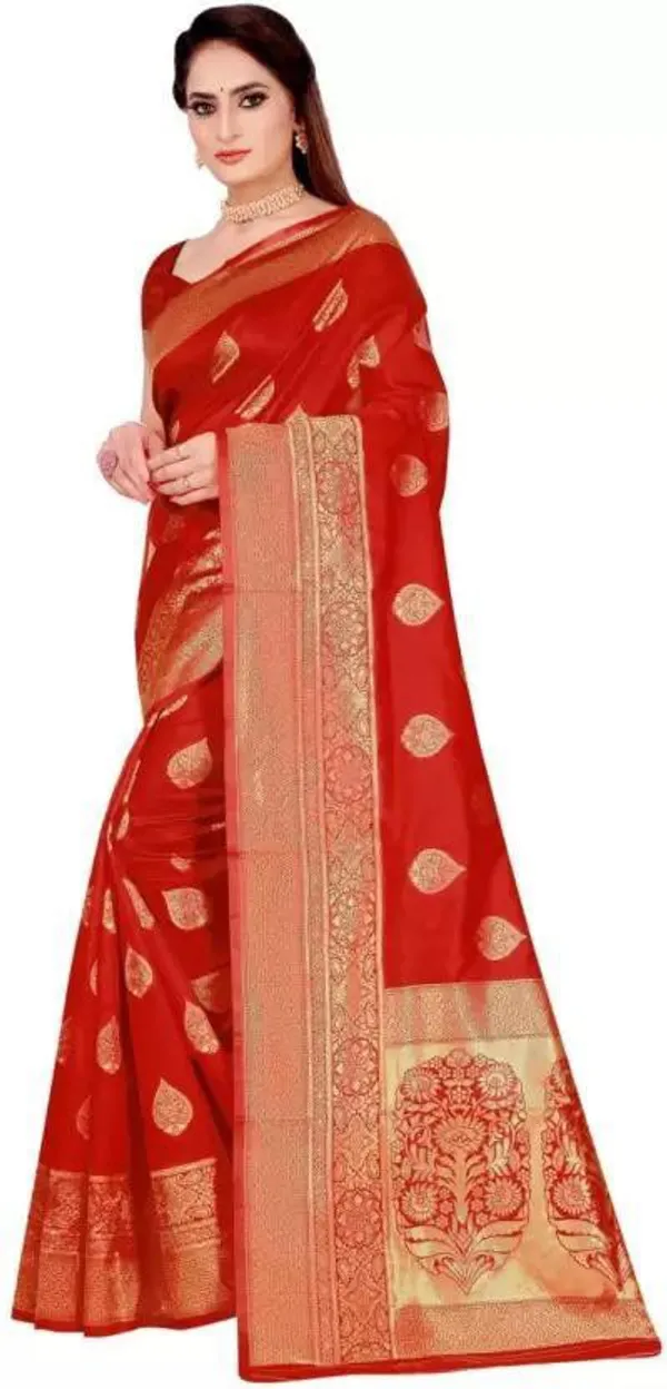 Red_Woven_Kanjivaram_Silk_Saree_with_Saree_Cover