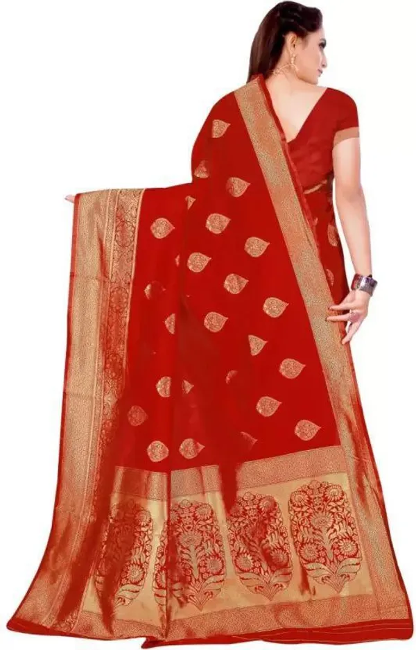 Red_Woven_Kanjivaram_Silk_Saree_with_Saree_Cover