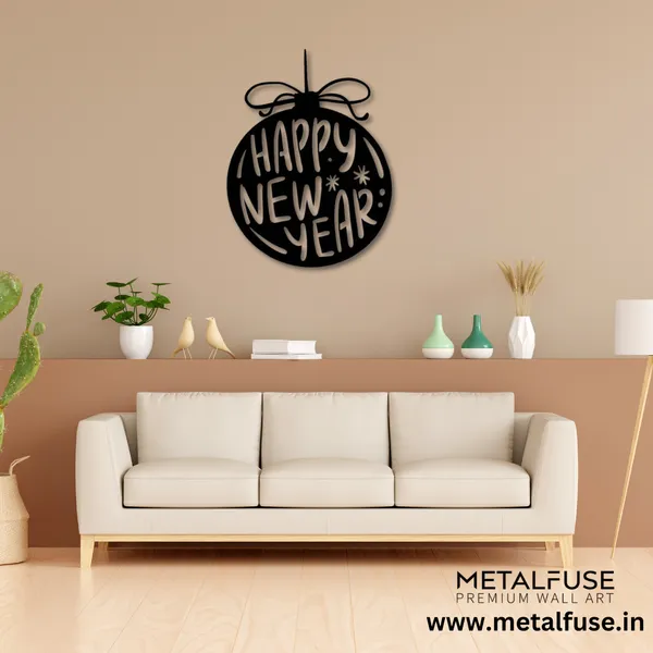 Wooden_Wall_Art_for_Home_Decoration__|_Happy_New_Year_Ornament__|_Black