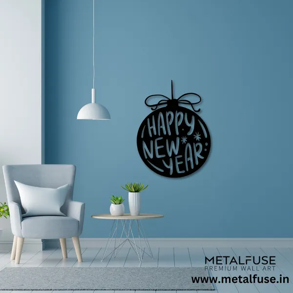 Wooden_Wall_Art_for_Home_Decoration__|_Happy_New_Year_Ornament__|_Black