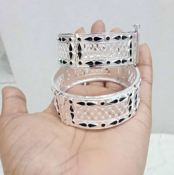 BGGOLD_Assamese_Traditional_Copper_BASED__Silver_Bangle