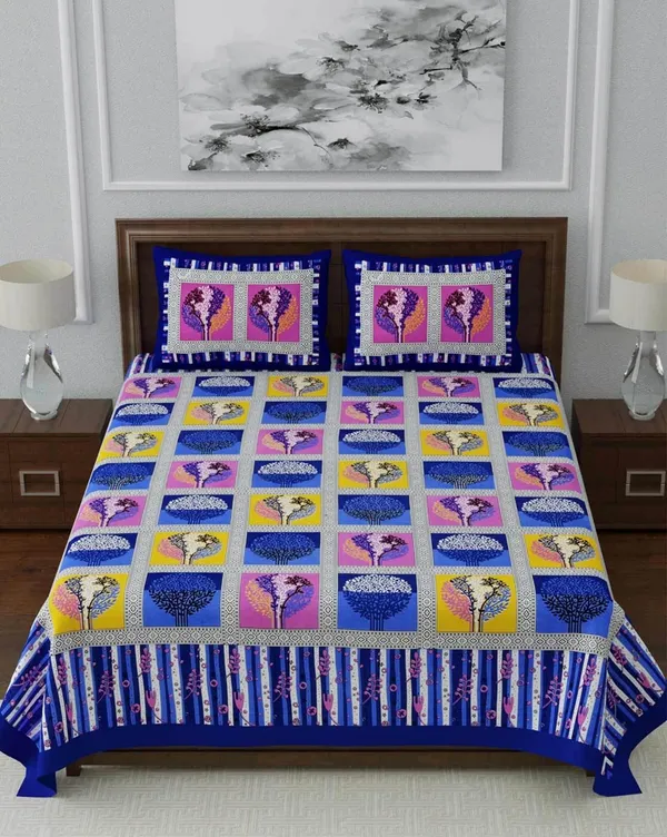 Rajasthani_Jaipuri_Traditional_Double_Bed_Bedsheet_with_2_Pillow_Covers_-_(_Blue)