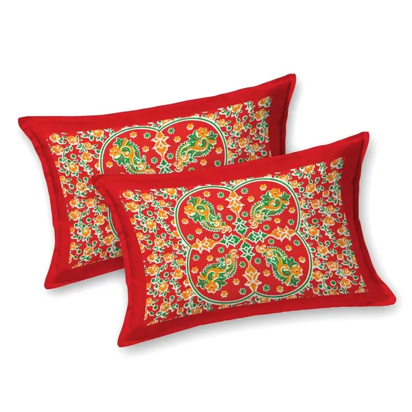 Rajasthani_Jaipuri_Traditional_Double_Bed_Bedsheet_with_2_Pillow_Covers_-_(_Green)
