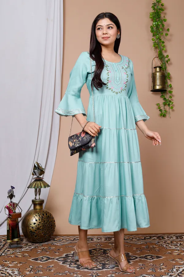 Rama_Green_Colour_Full_Flared_Anarkali_Kurta_with_Embriodery_and_Gota_Detaling