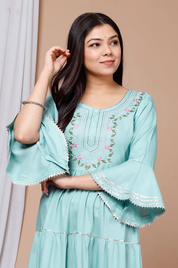 Rama_Green_Colour_Full_Flared_Anarkali_Kurta_with_Embriodery_and_Gota_Detaling