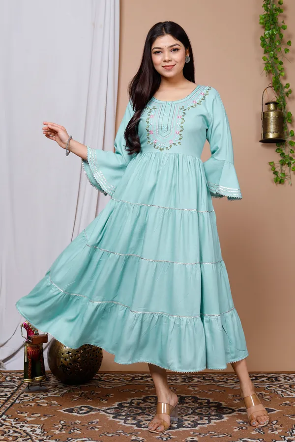 Rama_Green_Colour_Full_Flared_Anarkali_Kurta_with_Embriodery_and_Gota_Detaling