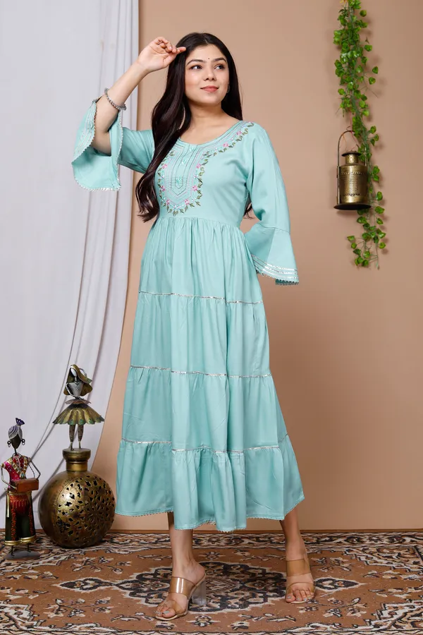 Rama_Green_Colour_Full_Flared_Anarkali_Kurta_with_Embriodery_and_Gota_Detaling