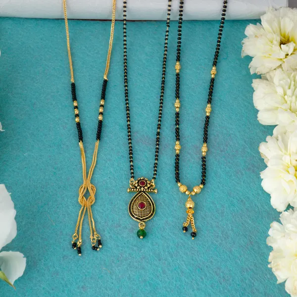 Gold_Elegant_22K_Gold_Plated_Mangalsutra_|_Daily_Wear_Pack_Of_3_For_Women