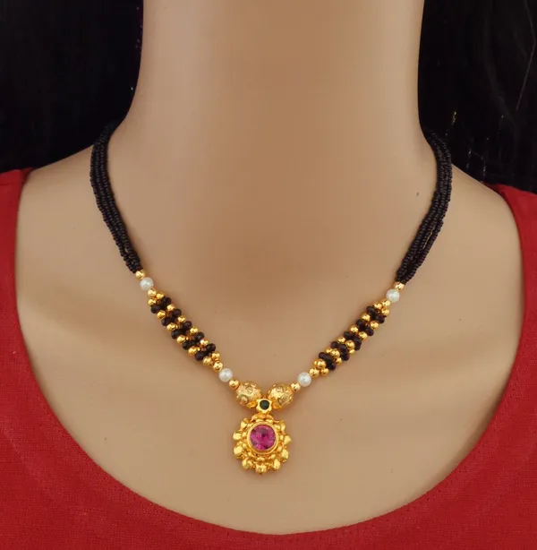 Gold_Handmade_Designer_Brass_Mangalsutra_With_Black_And_Golden_Beads_For_Women