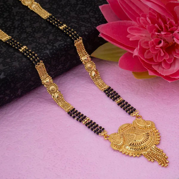 Gold_Stylish_And_Traditional_Long_Brass_Gold_Plated_Mangalsutra_For_Women