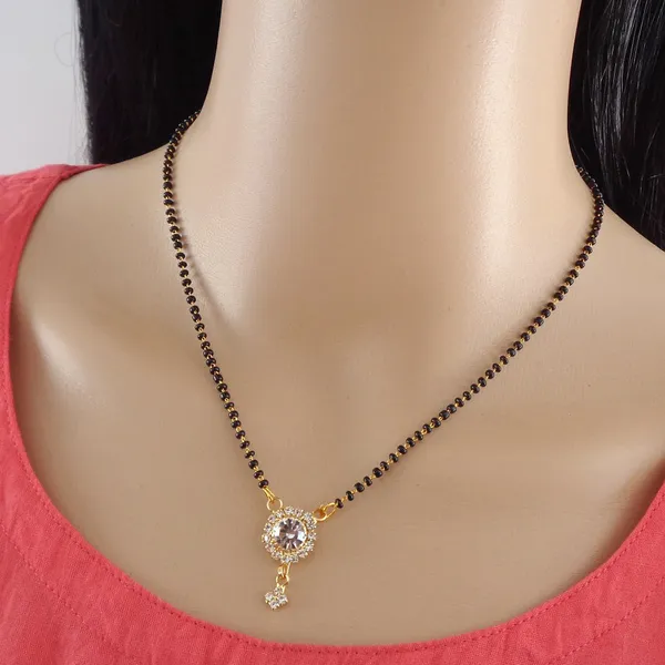 Gold_Trendy_22K_Gold_Plated_Diamond_Pendant_For_Women