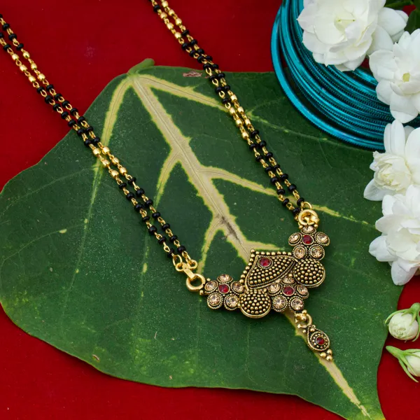 Gold_Unique_22K_Gold_Plated_Oxidized_Pendant_Mangalsutra_For_Women