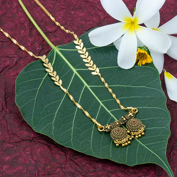 Gold_Stylish_22K_Gold_Plated_Mangalsutra_For_Fashion_-_Forward_For_Women