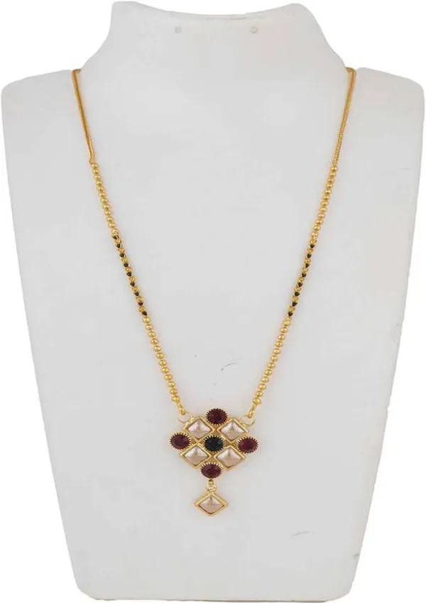 Gold_Daily_Wear_Gold_Plated_Mangalsutra_|_Stylish_Ball_&_Pinjara_Chains_For_Women