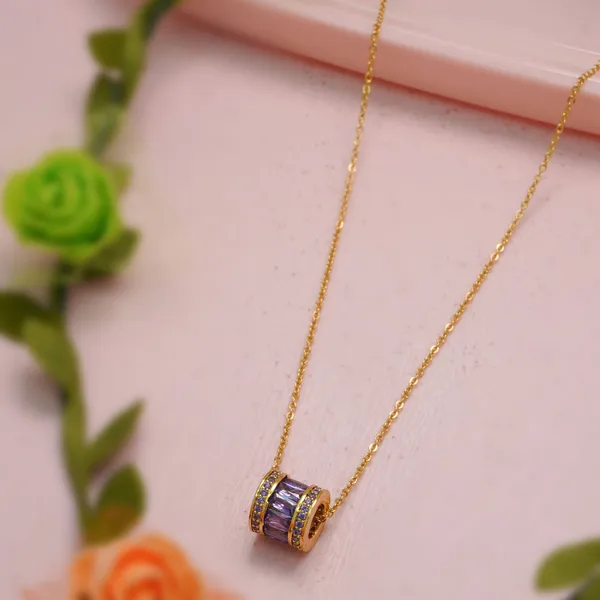 Gold_Purple_Crystal_Diamond_Necklace_Chain_For_Women