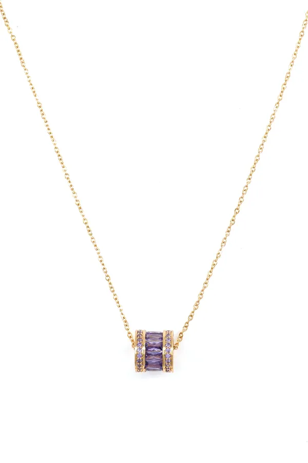 Gold_Purple_Crystal_Diamond_Necklace_Chain_For_Women