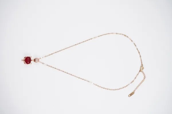 Gold_Charming_Stainless_Steel_Flower_Rose_Gold_Plated_Necklace_Chain_For_Women