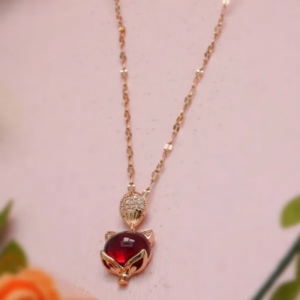 Gold_Charming_Stainless_Steel_Flower_Rose_Gold_Plated_Necklace_Chain_For_Women