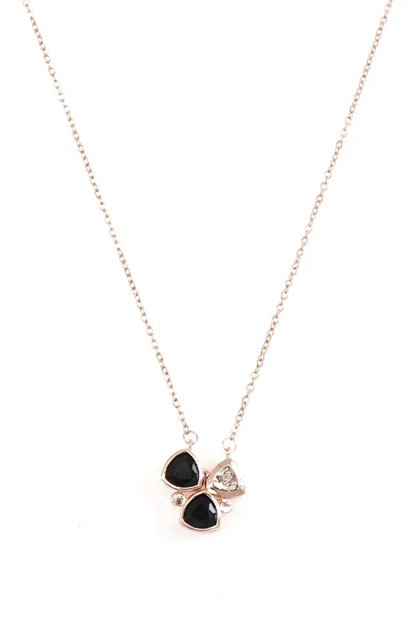 Gold_Fashionable_Rose_Gold_Necklace_With_Magnetic_Pendant_For_Women