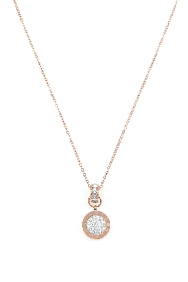 Gold_Stunning_Round_Shape_Pendant_With_Gold_Plated_Chain_For_Women