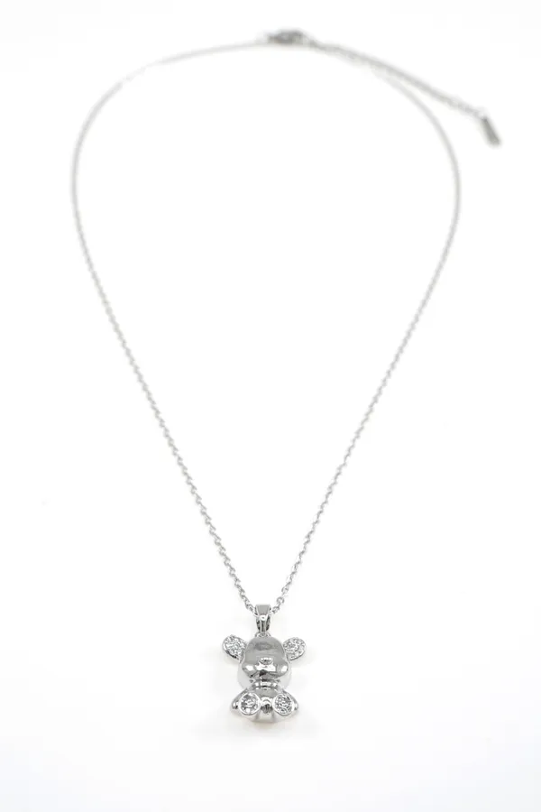 Gold_Charming_Silver_Plated_Teddy_Doll_Shape_Necklace_And_For_Women