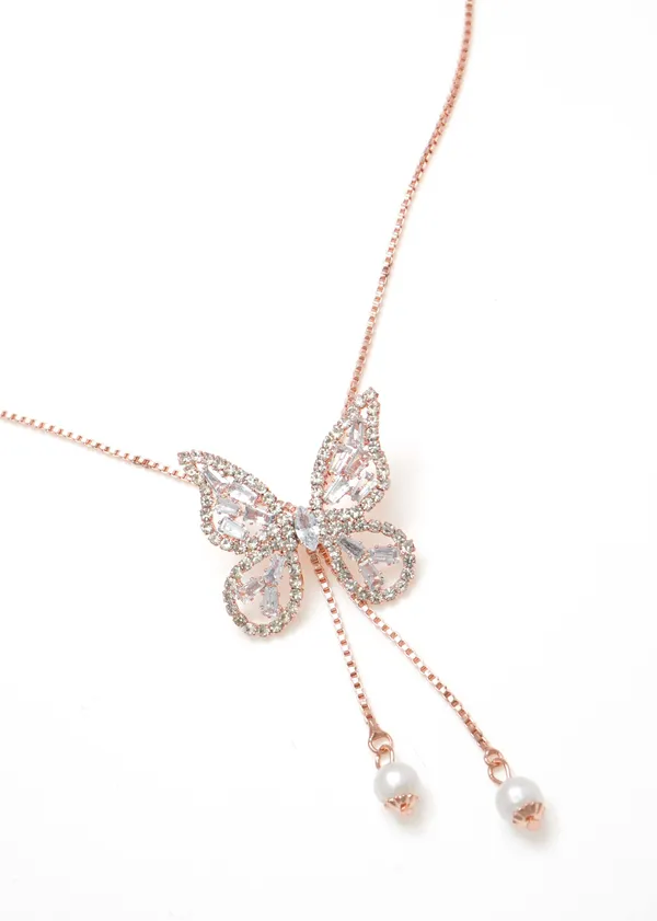 Gold_Designer_And_Stylish_Butterfly_Shape_Ad_Diamond_Studs_Trendy_Necklace_For_Women