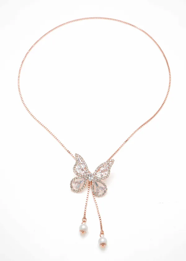 Gold_Designer_And_Stylish_Butterfly_Shape_Ad_Diamond_Studs_Trendy_Necklace_For_Women