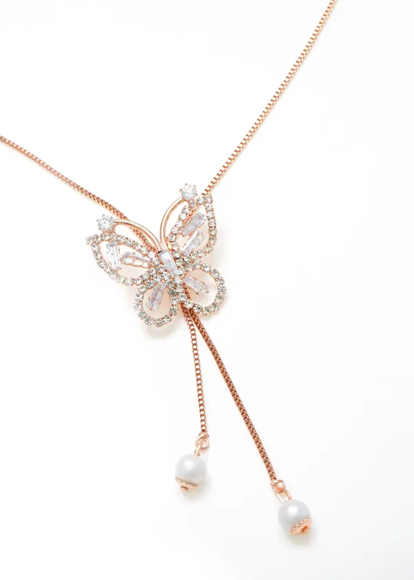 Gold_Designer_Butterfly_Shape_Ad_Diamond_Studs_Trendy_Necklace_For_Women
