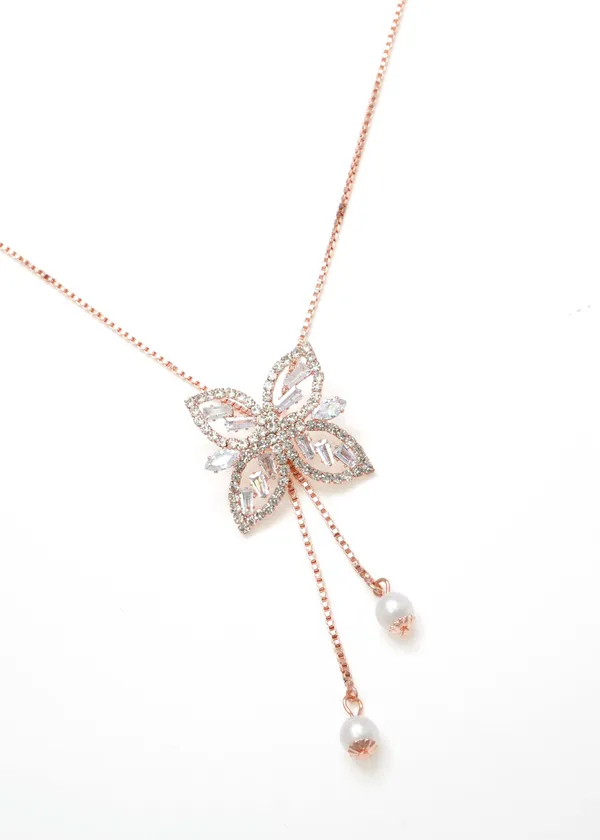 Gold_Butterfly_Shape_Ad_Diamond_Studs_Trendy_Necklace_For_Women