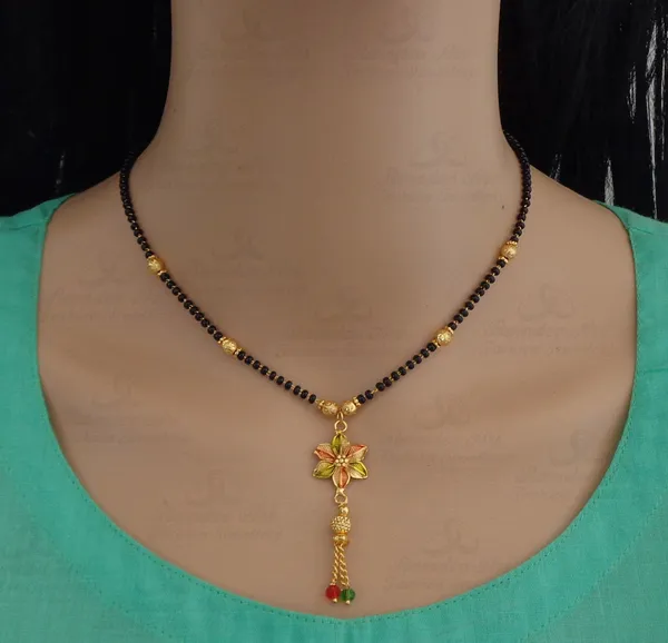 Gold_Daily_Wear_22K_Gold_Plated_Flower_Mangalsutra_For_Women