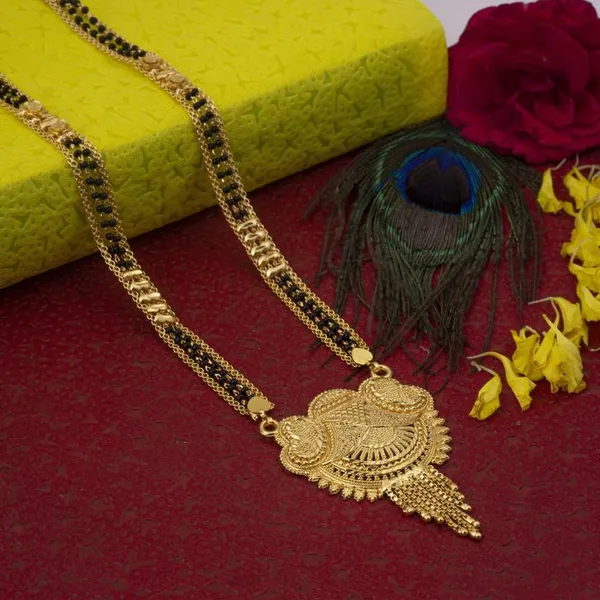 Stylish_And_Designer__Mangalsutra__|_22_K_Gold_Plated