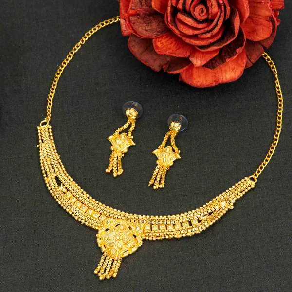 Gold_Beautiful_And_Stylish_Handmade_Work_Brass_Gold_Plated_Jewellery_Set_For_Women