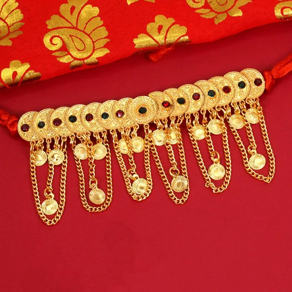 Gold_Designer_And_Stylish_Gold_Plated_Necklace_Chain_Set_For_Women