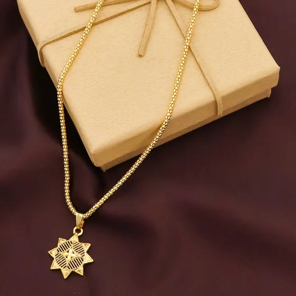 Gold_Charming_22K_Gold_Plated_Brass_Ad_Studs_Necklace_Pendant_For_Women