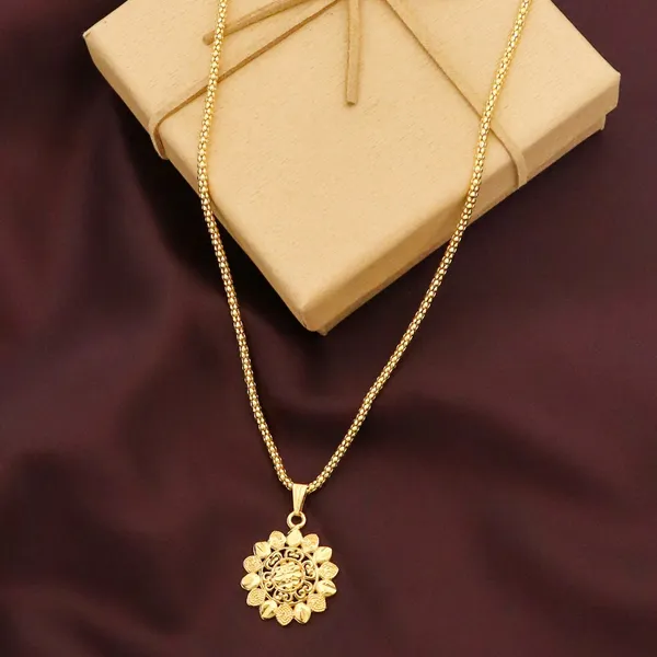 Gold_Stunning_22K_Gold_Plated_Brass_Ad_Studs_Necklace_Pendant_For_Women