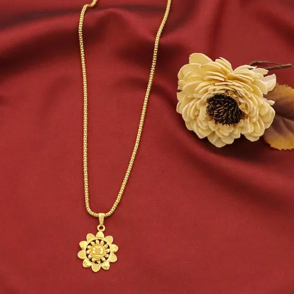 Gold_Charming_22K_Gold_Plated_Brass_Ad_Studs_Necklace_Pendant_For_Women