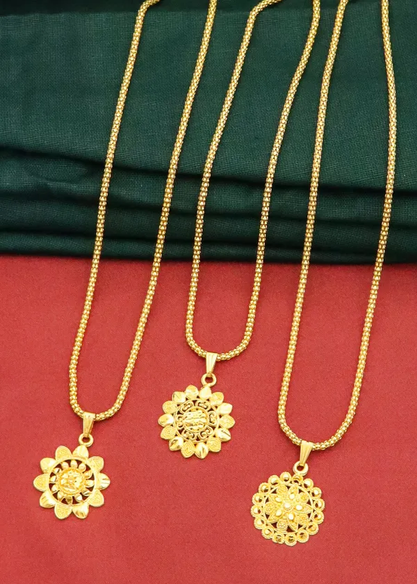 Gold_Elegant_22K_Gold_Plated_Necklace_Chain_Pendant_For_Women