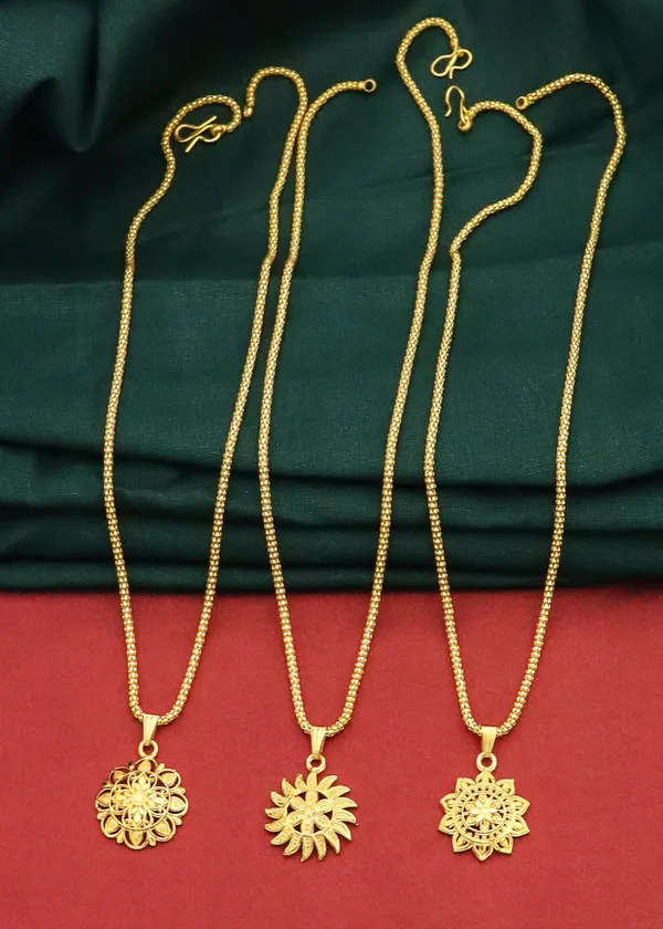 Gold_Elegant_22K_Gold_Plated_Necklace_Chain_Pendant_For_Women