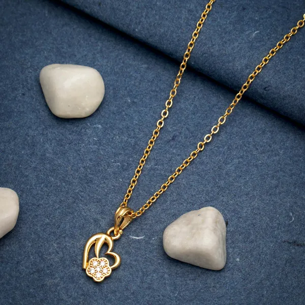 Gold_22K_-_Plated_Heart_Pendant_With_A_Flower_Design_And_Ad_Diamond_Studs_For_Women