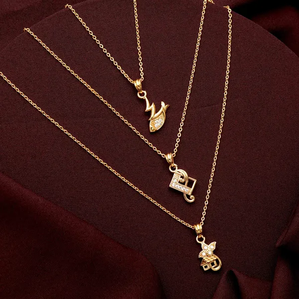 Gold_Fish_Home_And_Camera_Shape_Gold_Chain_Pendant_And_For_Women