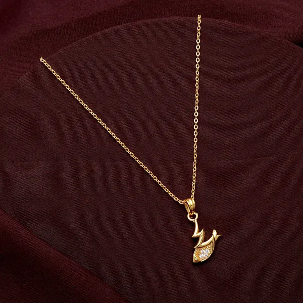 Gold_Fish_Home_And_Camera_Shape_Gold_Chain_Pendant_And_For_Women