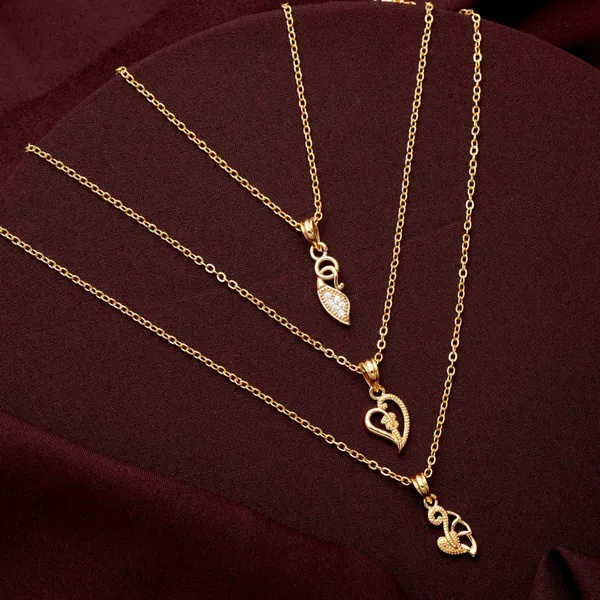 Gold_Get_3_Pic_Of_Designer_And_Stylish_Gold_Plated_Necklace_Chain_And_For_Women