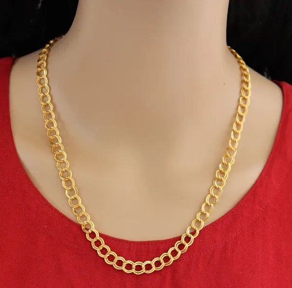 Gold_Designer_And_Stylish_Brass_22K_Gold_Plated_Necklace_Chain_For_Women