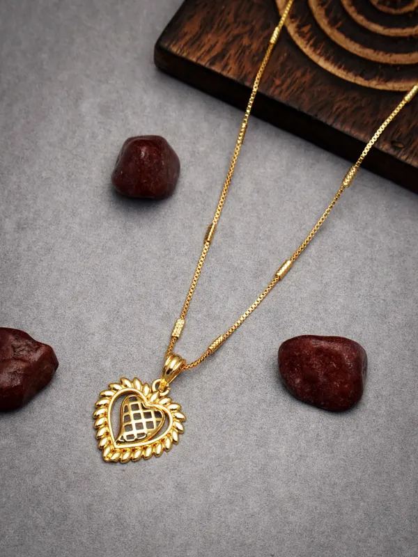Gold_Charming_And_Stunning_Gold_Plated_Necklace_Chain_Pendent_For_Women