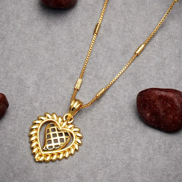 Gold_Charming_And_Stunning_Gold_Plated_Necklace_Chain_Pendent_For_Women