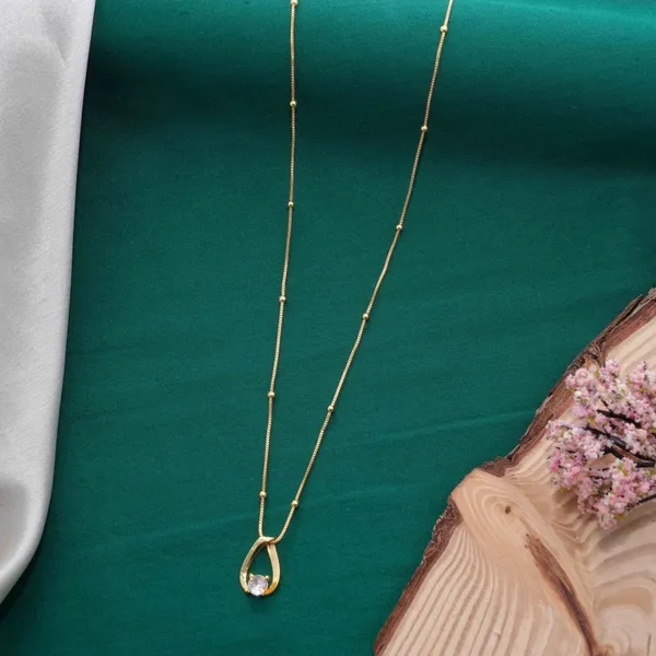 Gold_22K_Plated_Stylish_Ad_Studs_Necklace_Chain_For_Women