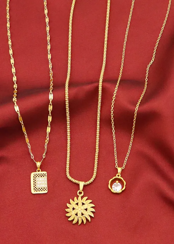 Gold_Charming_22K_Gold_Plated_Necklace_Chain_Pendant_For_Women